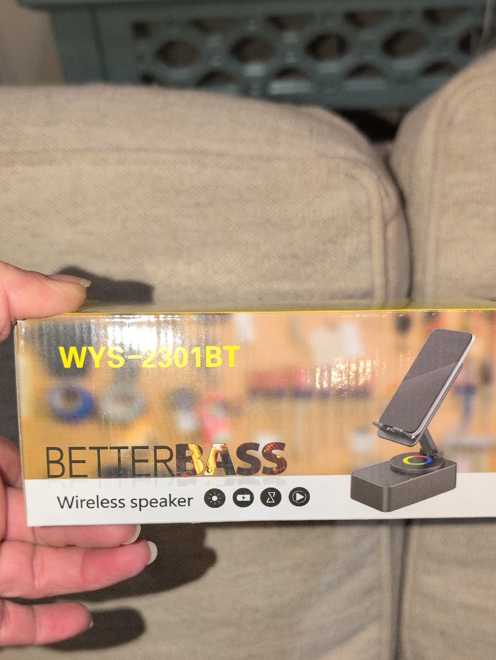 WYS-2301BT BetterBass Wireless Speaker - Black